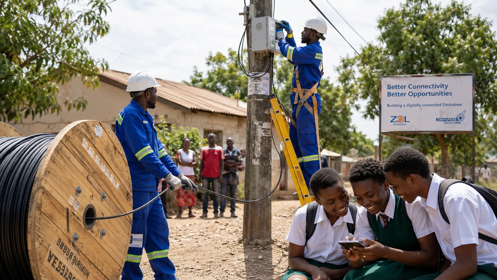Students benefiting from community connectivity programs